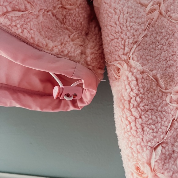 Sofie the Label Tulle Rose Sherpa Quarter Zip Jacket - Picture 3 of 5